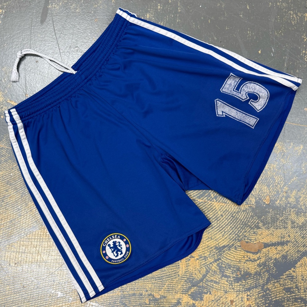 Adidas Chelsea Team Soccer Shorts AI7176 Medium Royal Blue England 15
